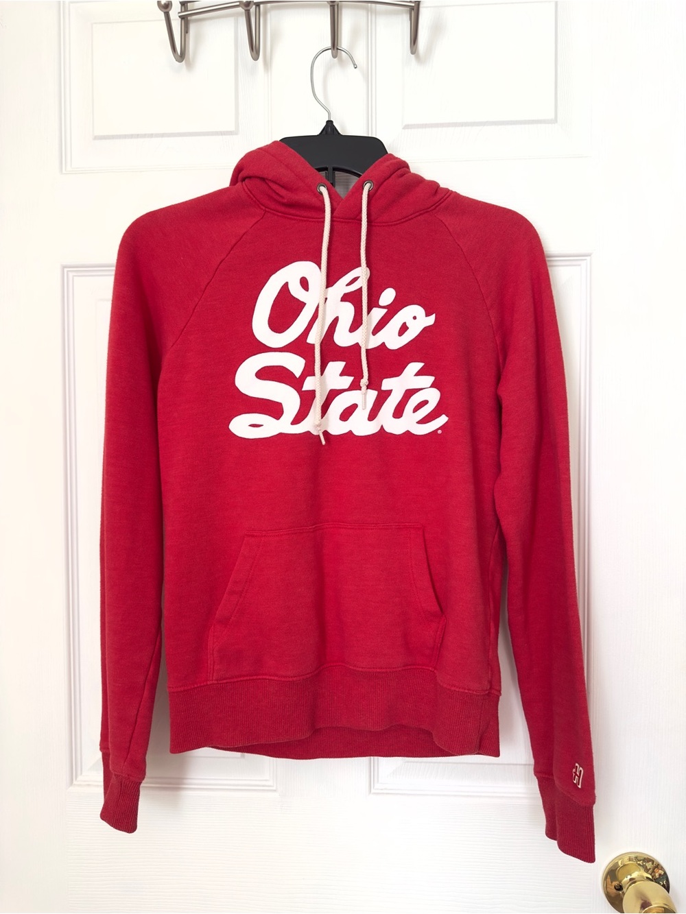 HOMAGE Red Ohio State Pullover Hoodie